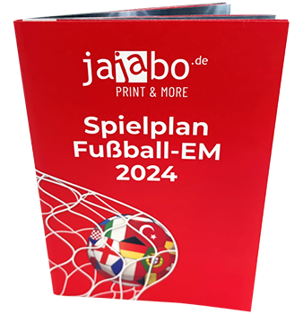 WM & EM Spielplan 2024 mit Logo / personalisiert